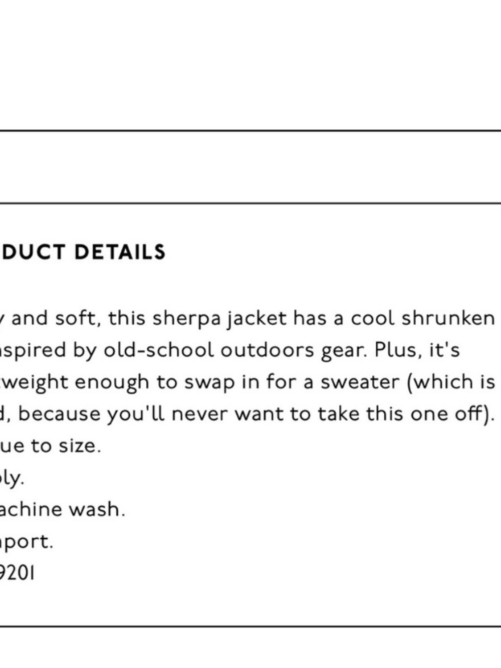 Madewell - Caramel Sherpa Bomber Jacket - Picture 3 of 4